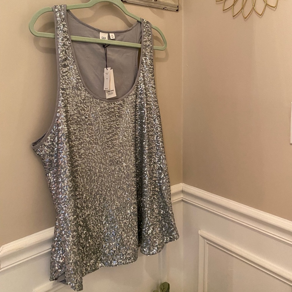 COPY - NWT. GAP sequin tank top.